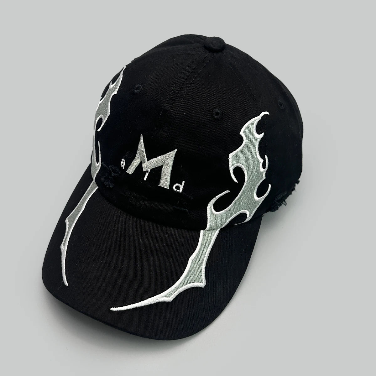 American Flame Embroidered Baseball Cap