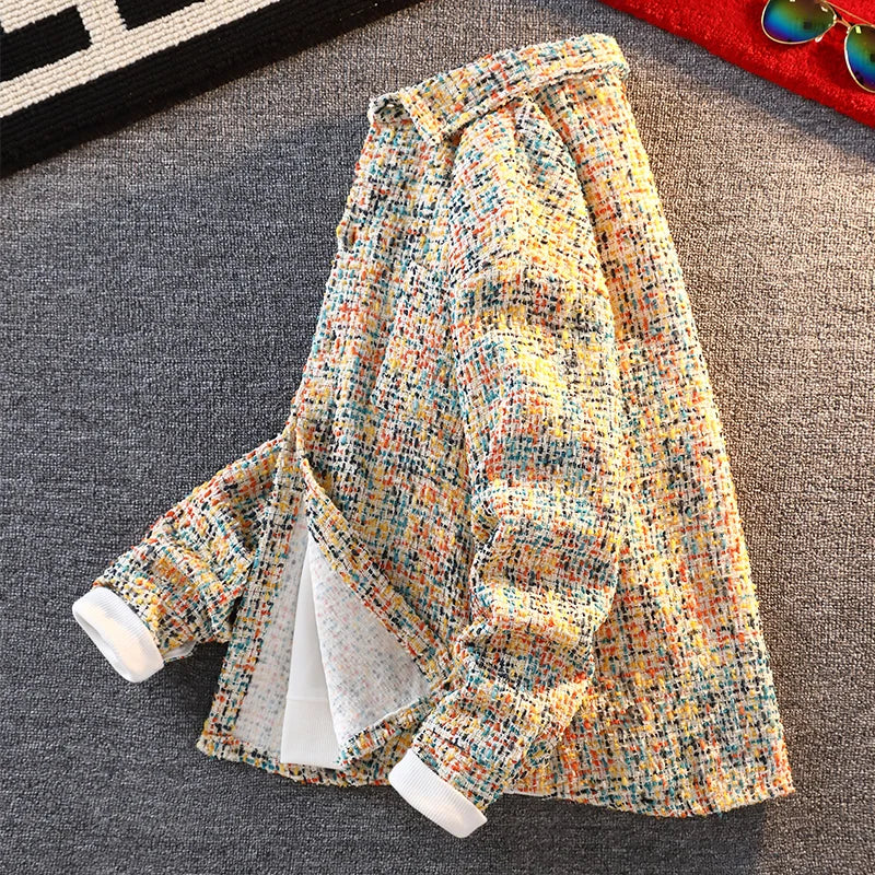 Plaid Casual Jacket – High-End American Style