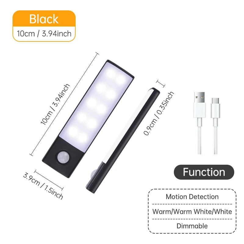 Aura Glow Bar — Motion-Sensor Cabinet Light
