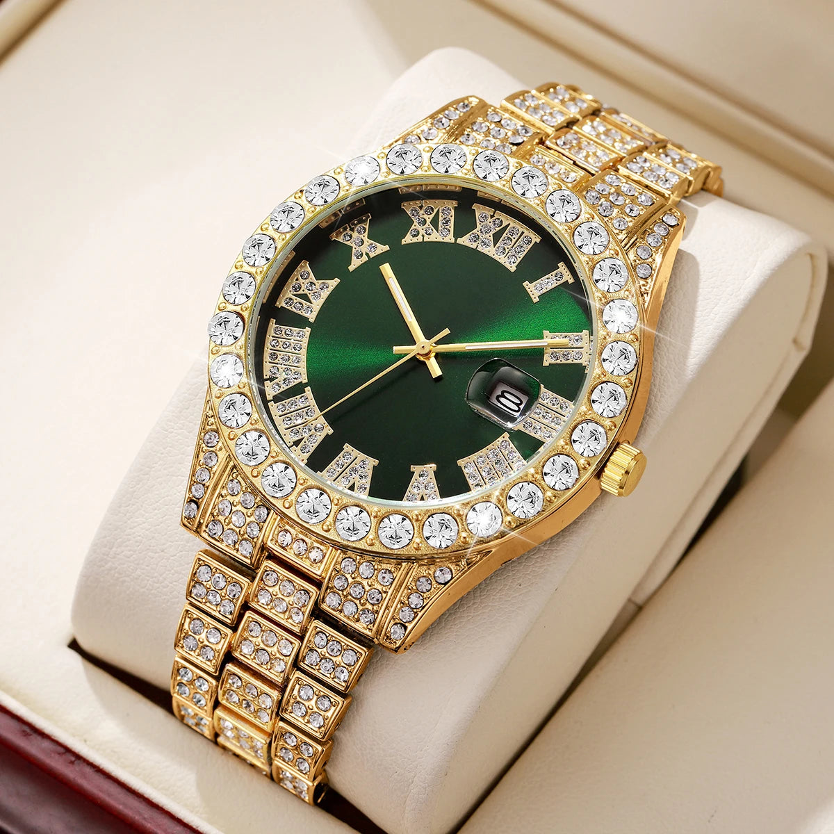 Diamond Style Stainless-Steel Watch
