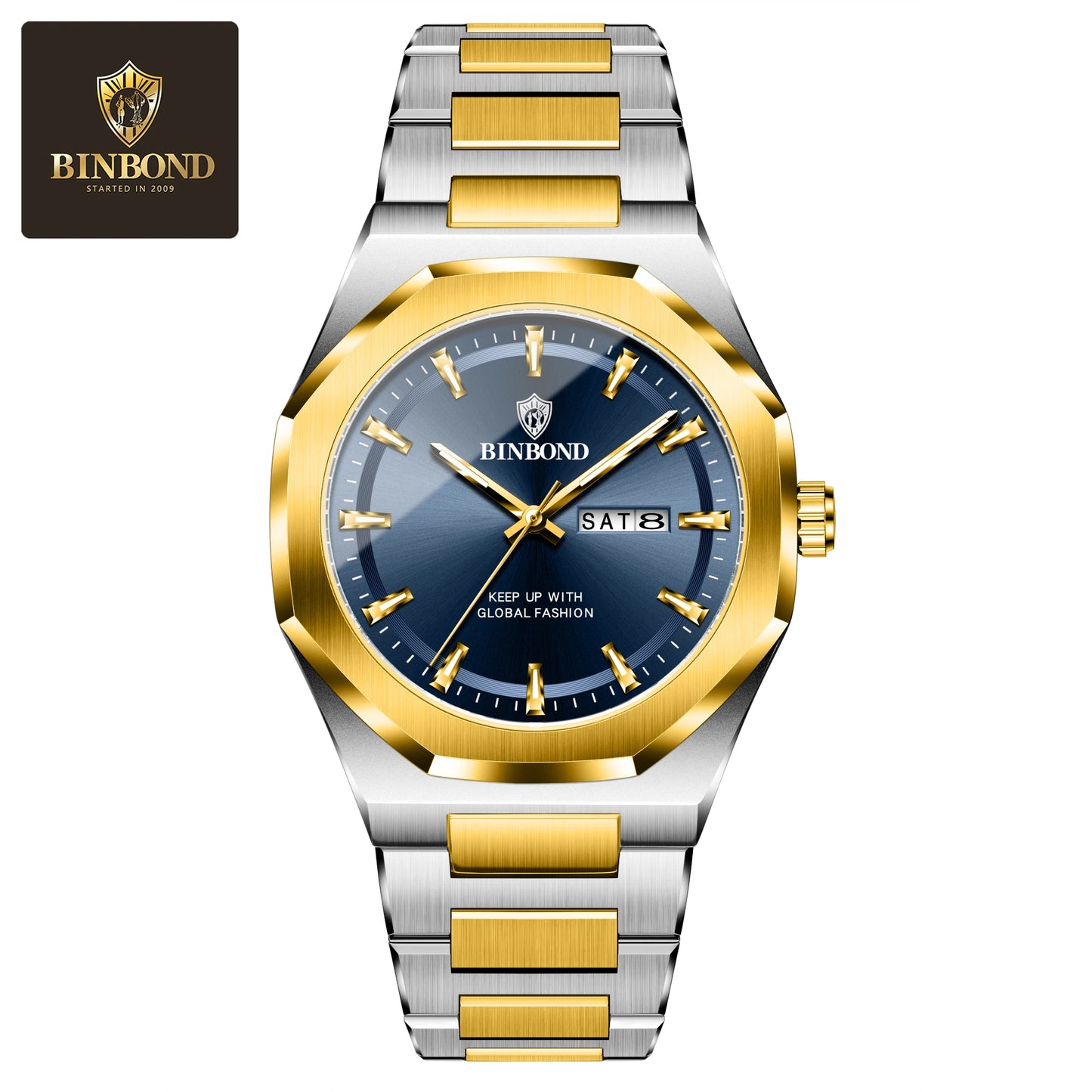 860 Luxury Stainless Steel Quartz Watch