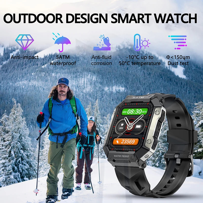 Smartwatch • Waterproof • Health Tracking • Fitness Monitor