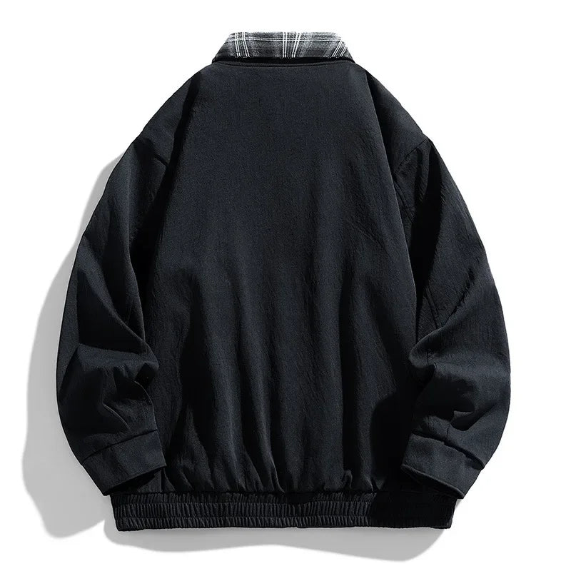 Retro Plaid Patchwork Jacket