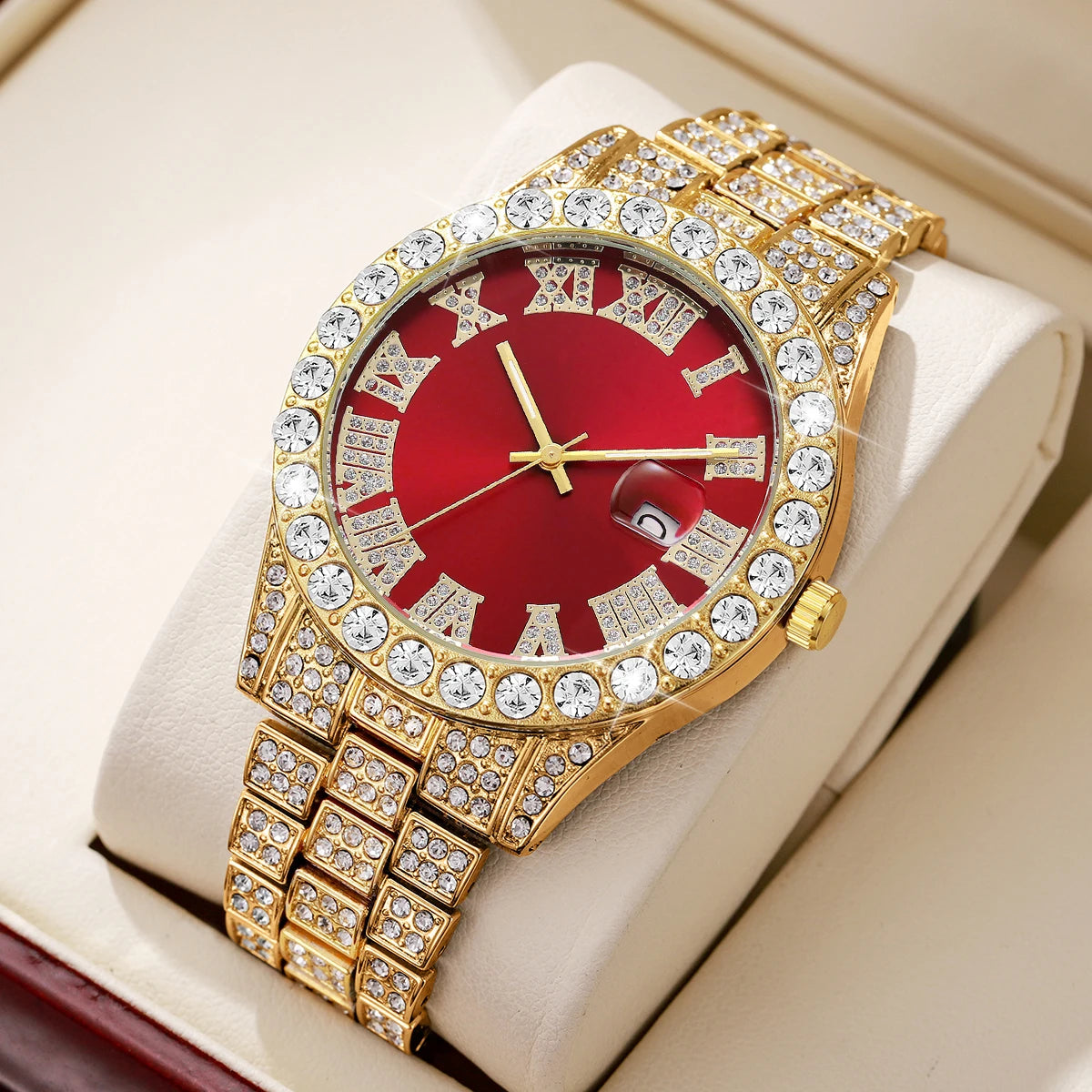 Diamond Style Stainless-Steel Watch