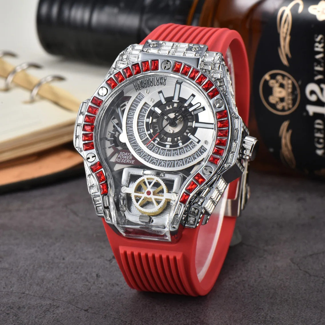 Full diamond Case Business Luxury Creative Watch