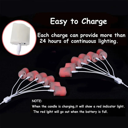 Aura Flameless Candles — Rechargeable, Remote & Timer