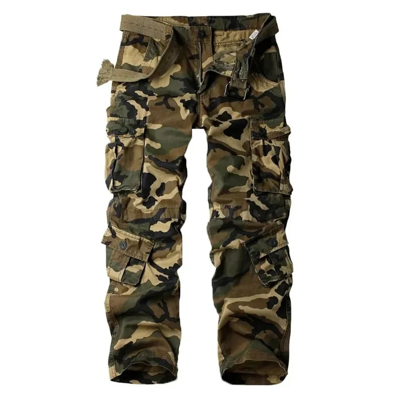 Multi-Pocket Cotton Sweatpants – Outdoor Loose Fit