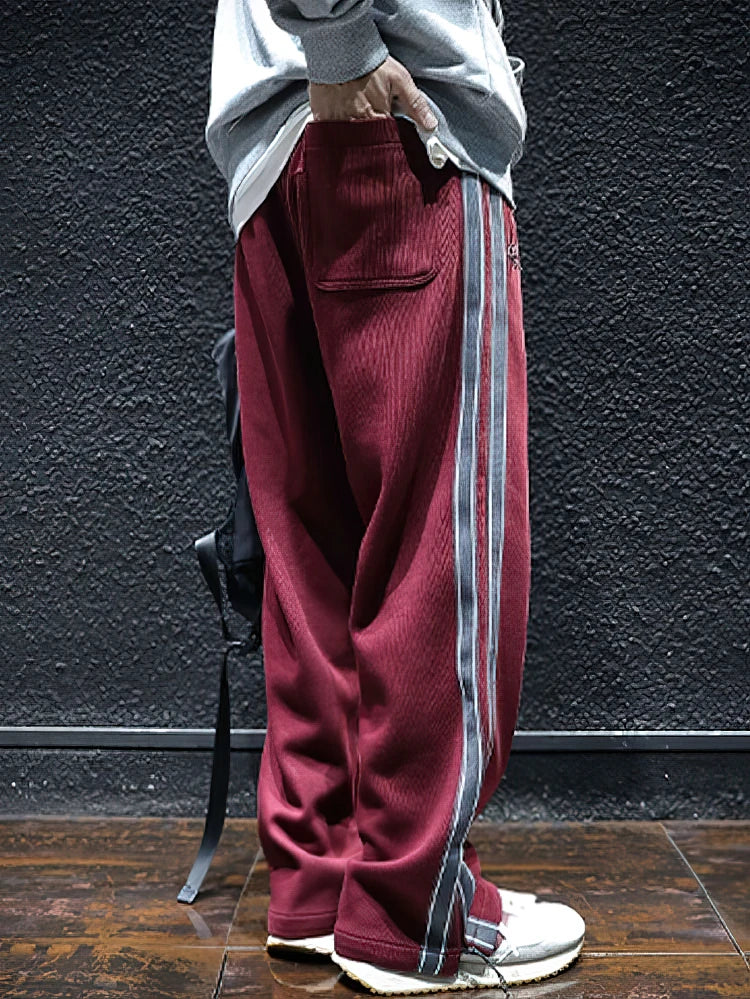 Side-Zip Sweatpants – Baggy Cargo Sport Style