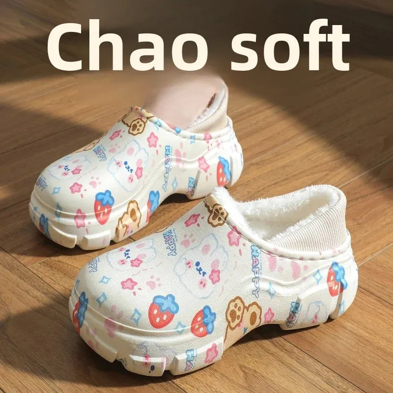 Soft Cotton Winter Slippers