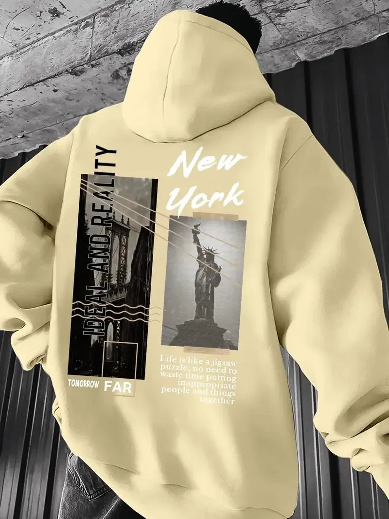 3D Liberty Print Hoodie – 2025 Casual Street Style