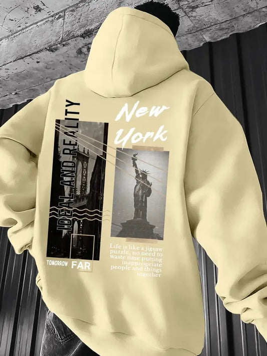 3D Liberty Print Hoodie – 2025 Casual Street Style