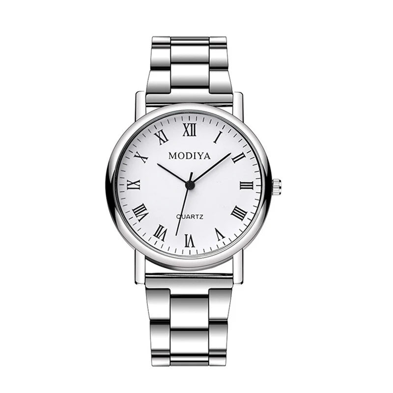 Casual Round Dial Quartz Watch