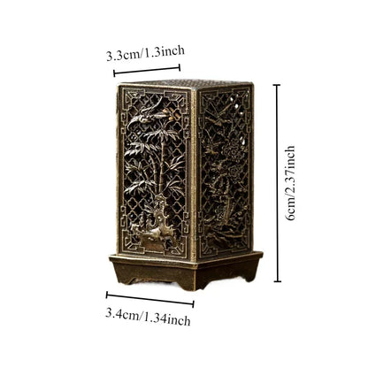 Plum Blossom Incense Holder — Vertical Alloy Burner