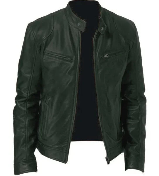 European Leather Moto Jacket