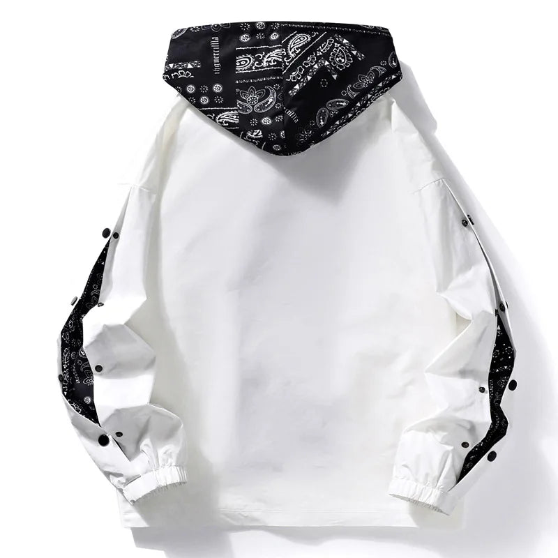 Waffle Pattern Baseball Jacket – Lightweight