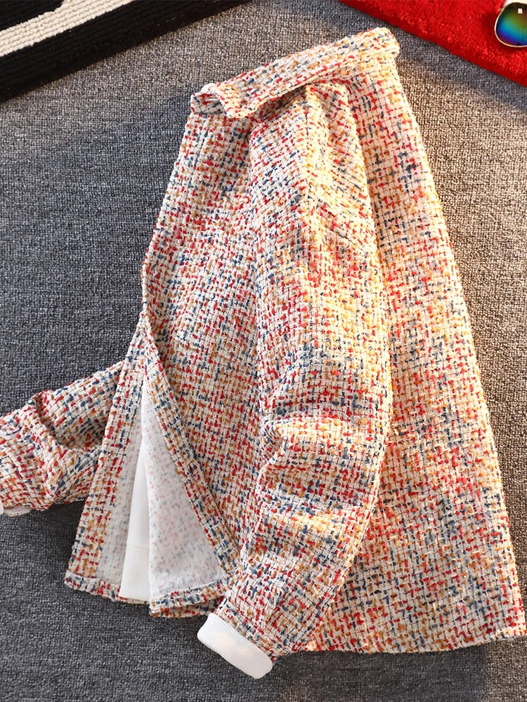 Plaid Casual Jacket – High-End American Style