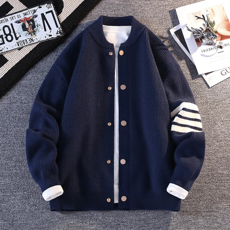 Color-Block Knit Cardigan