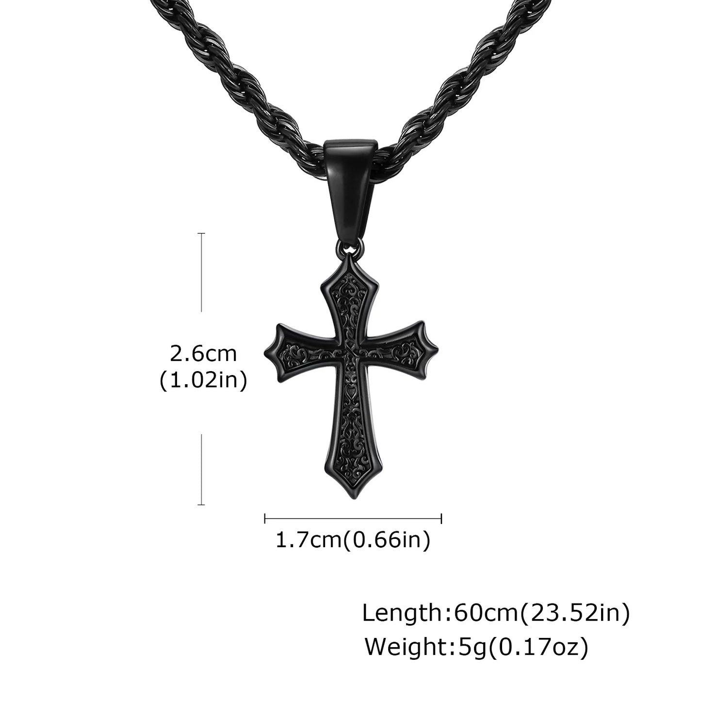 Hip Hop Cross Necklace