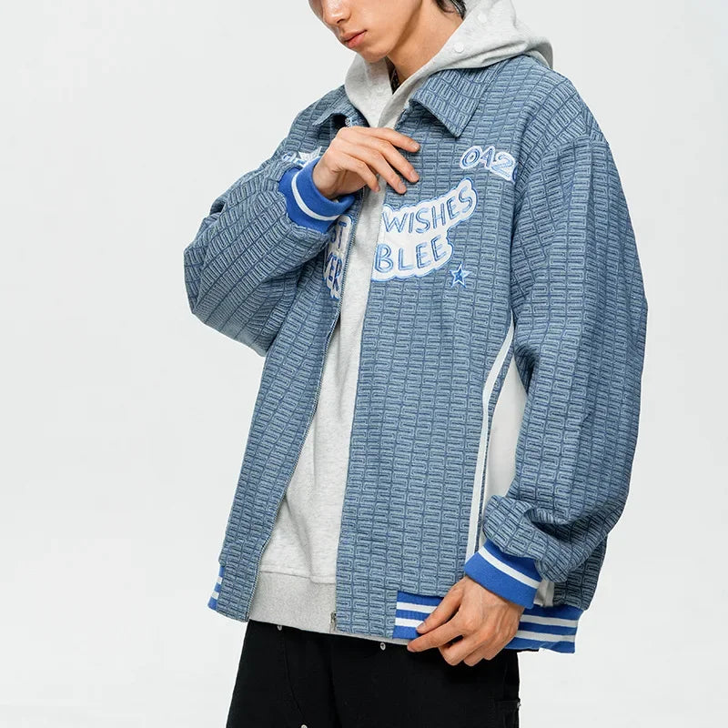Loose-Fit Letter Jacket