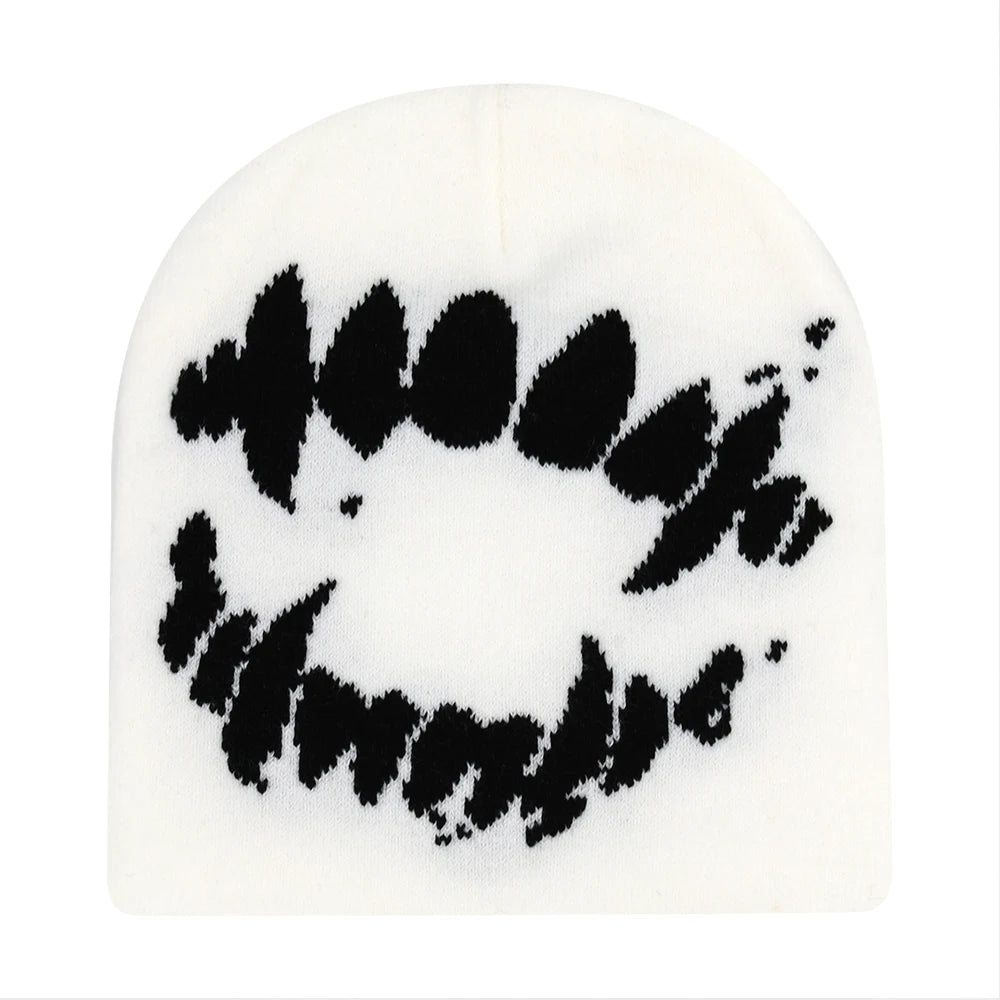 Y2K Skull Knit Beanie