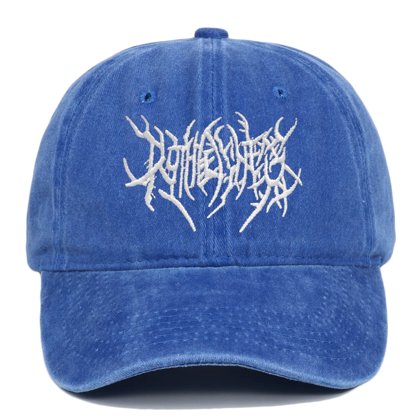 Rock-Style Embroidered Baseball Cap