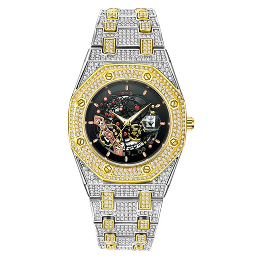 Luxury Hip Hop Diamond Fashion Designer Quartz Watch