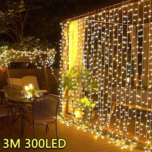 Aura Curtain Lights — USB Fairy-Light Curtain