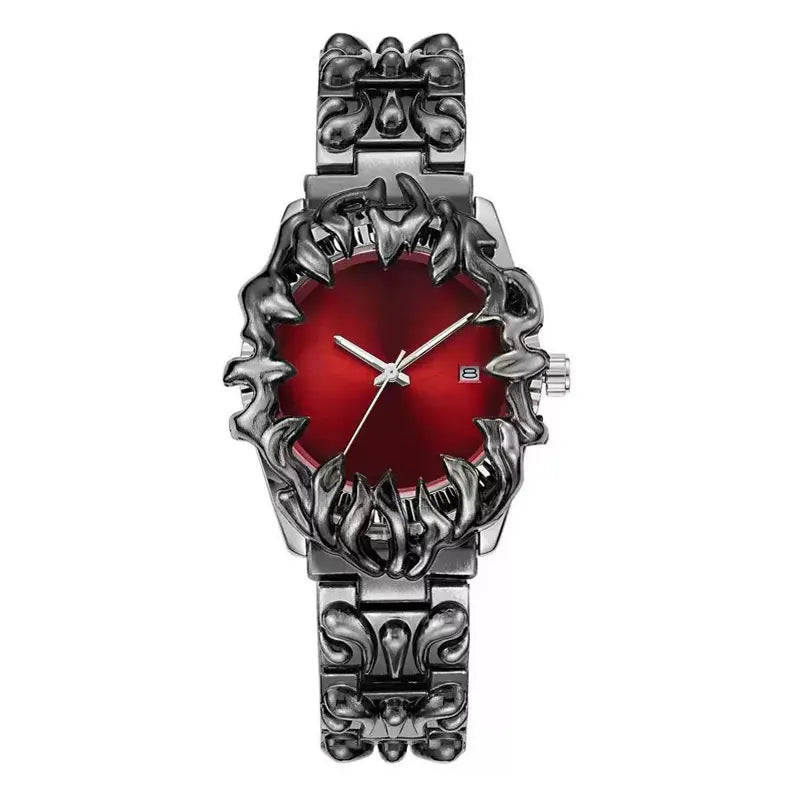 Men's paw shaped watch with unique design for parties and dates