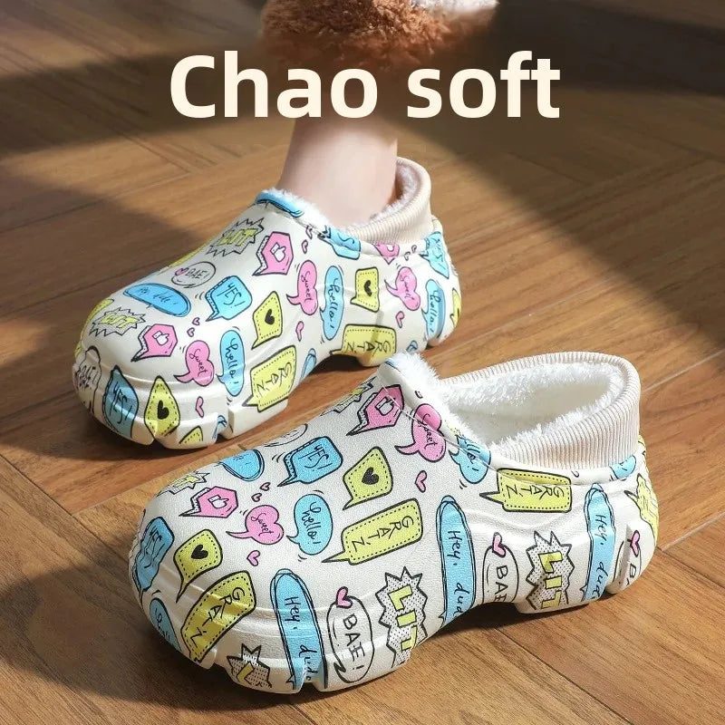 Soft Cotton Winter Slippers