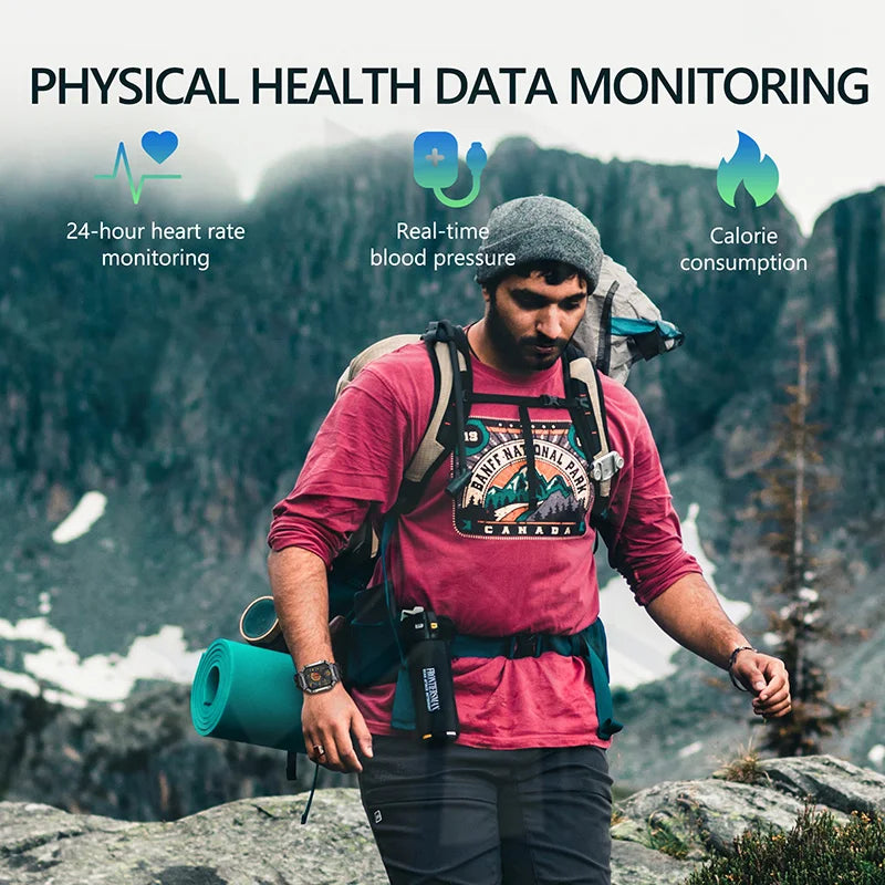 Smartwatch • Waterproof • Health Tracking • Fitness Monitor