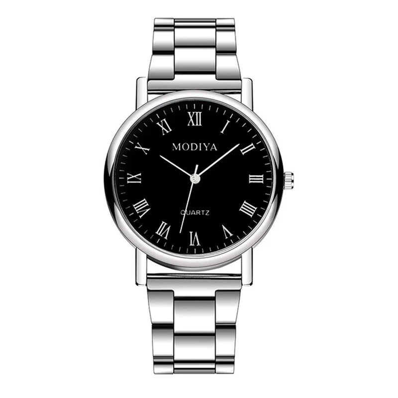 Casual Round Dial Quartz Watch