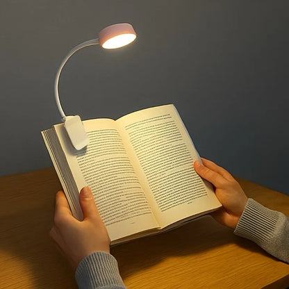 Aura Clip-On Reading Light — 3 Colour Modes, USB Rechargeable