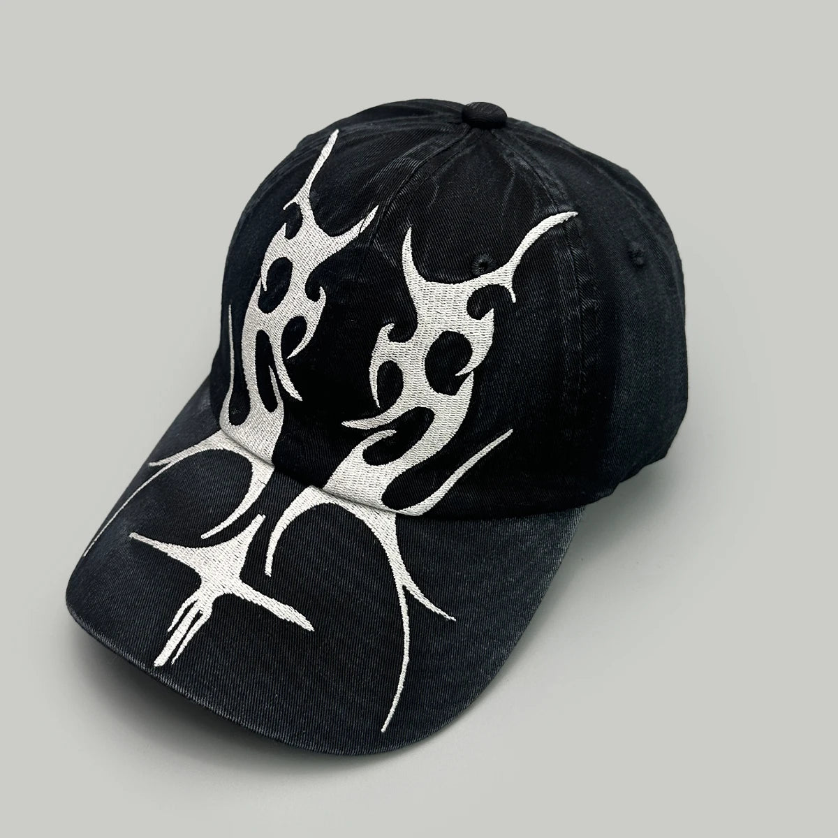 American Flame Embroidered Baseball Cap