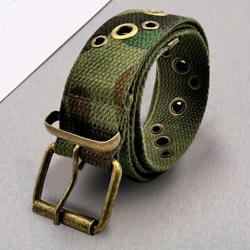 Canvas Needle-Buckle Belt