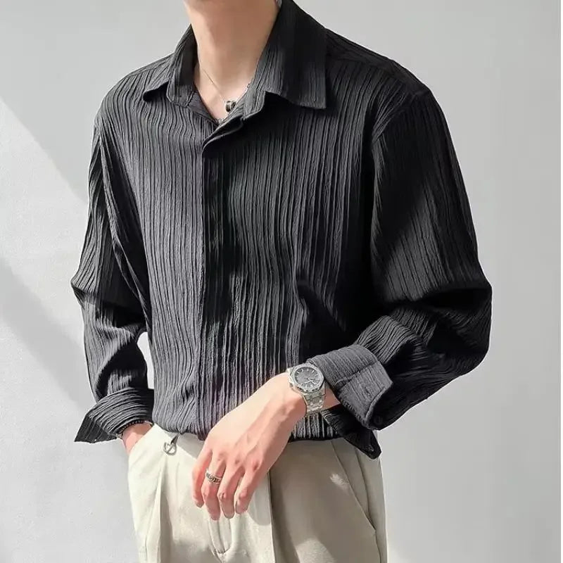 Korean Style Iron-Free Shirt