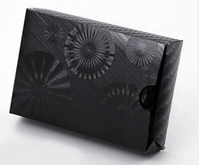 Gold Black Foil Waterproof Poker Cards