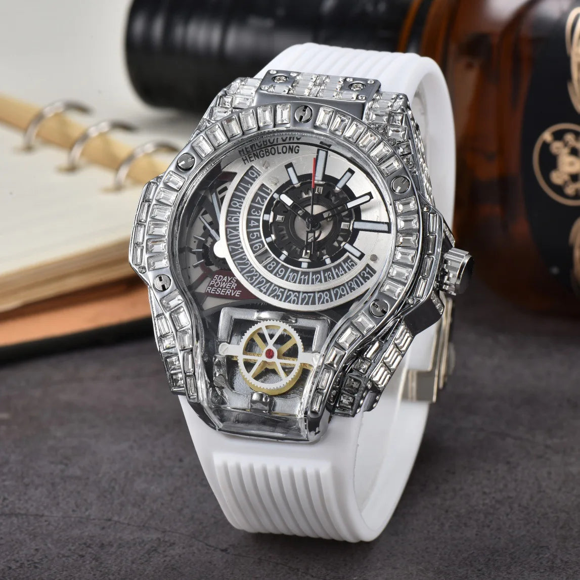 Full diamond Case Business Luxury Creative Watch