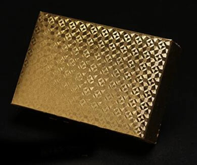 Gold Black Foil Waterproof Poker Cards