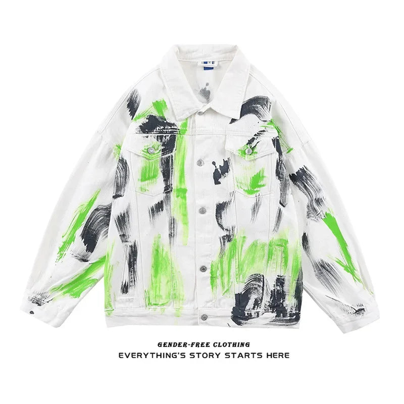 Street Art Graffiti Oil Painting Jacket