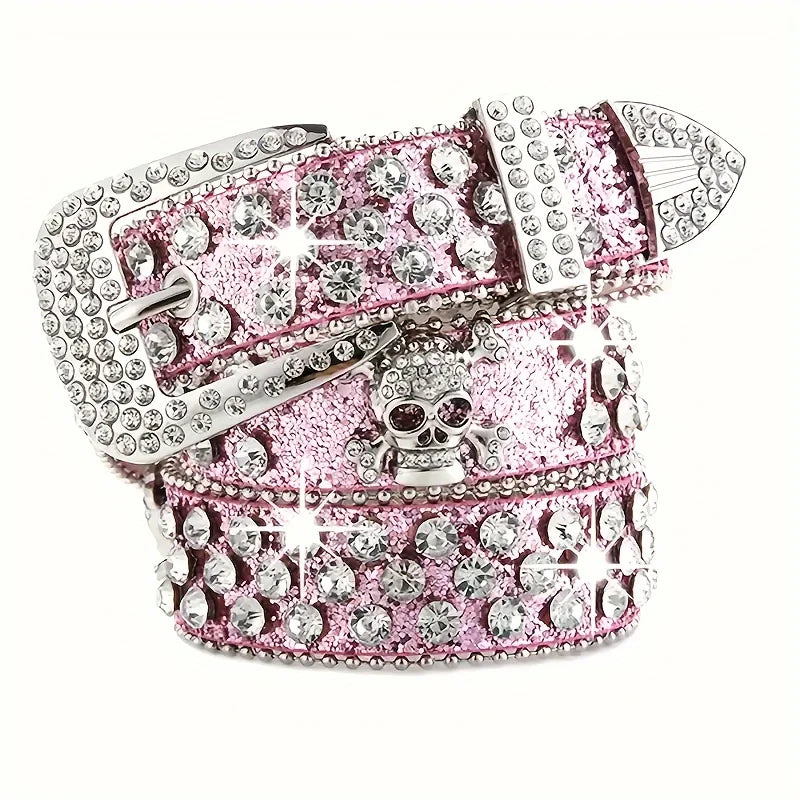 Rhinestone Western Y2K Belt
