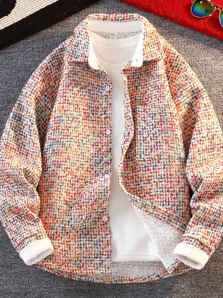 Plaid Casual Jacket – High-End American Style