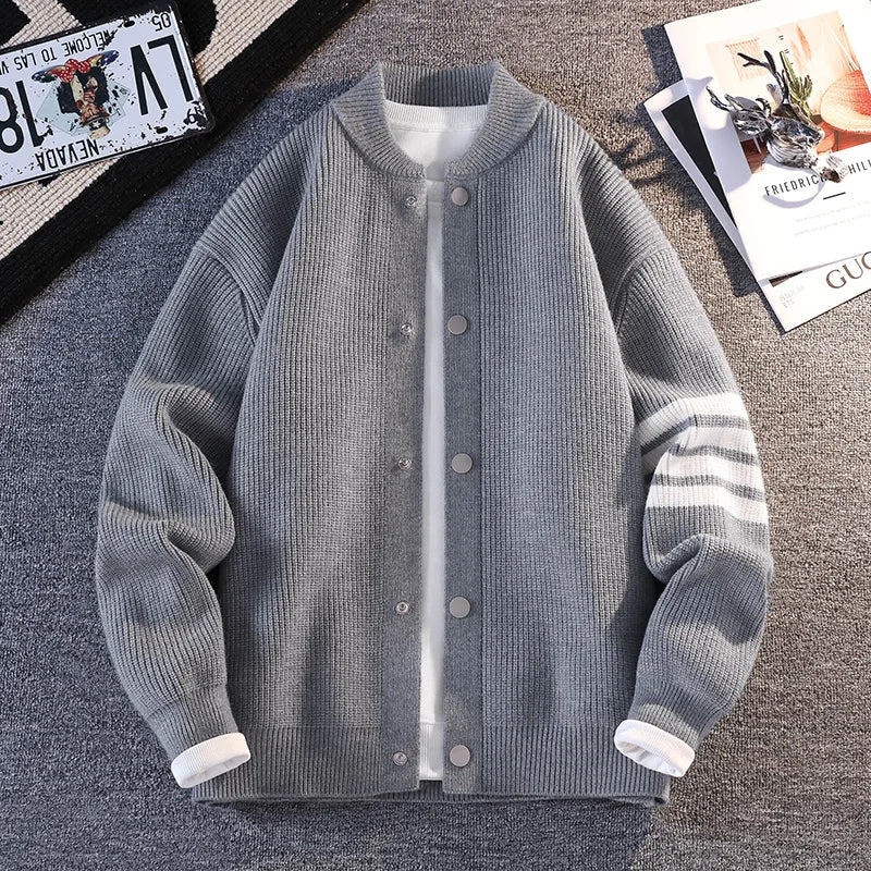 Color-Block Knit Cardigan