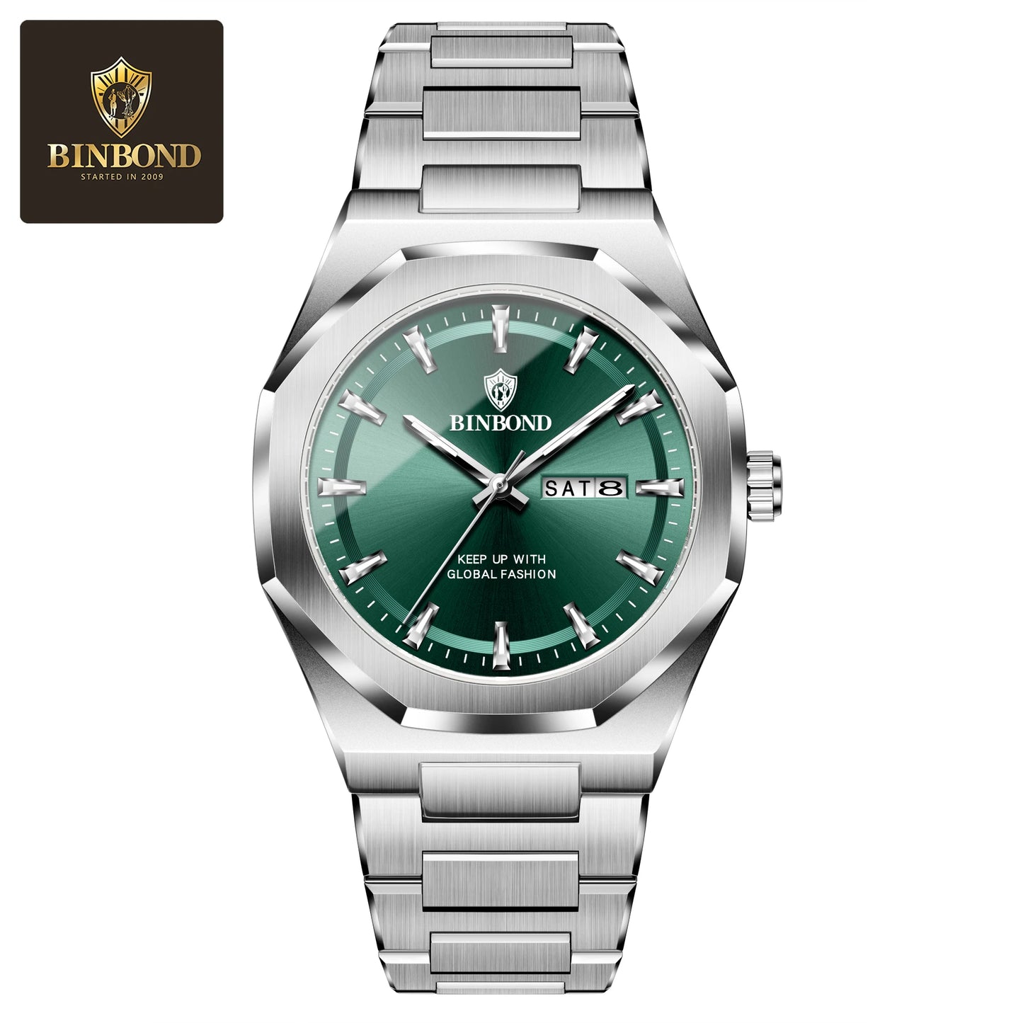 860 Luxury Stainless Steel Quartz Watch