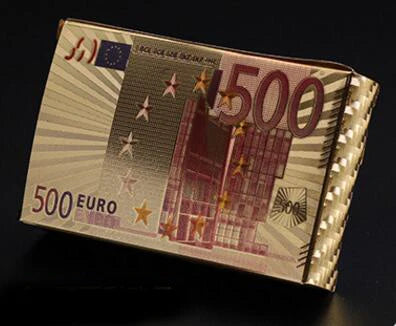 Gold Black Foil Waterproof Poker Cards