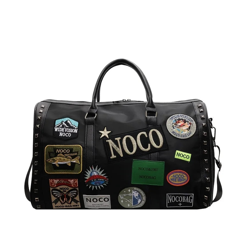 Y2k Embroidered Oxford bag