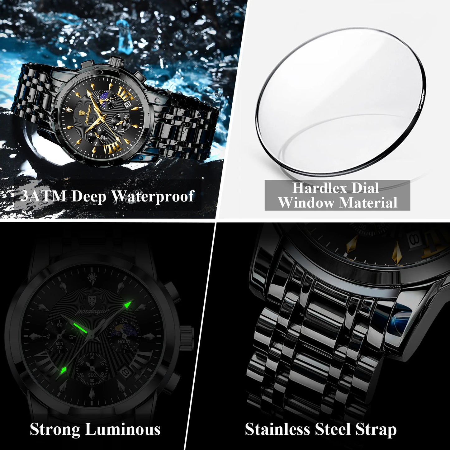 Luxury Chronograph Wristwatch