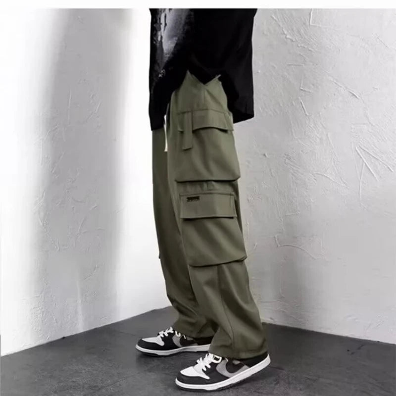 Baggy Cargo Joggers – Y2K Street Sport Style
