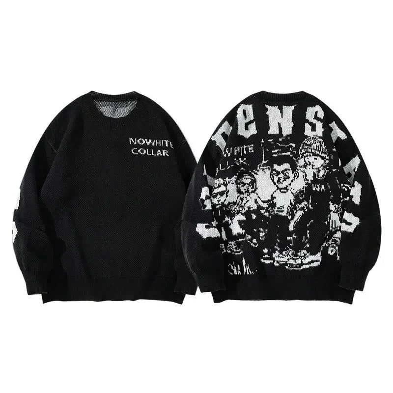 Cartoon Pullover Knitwear