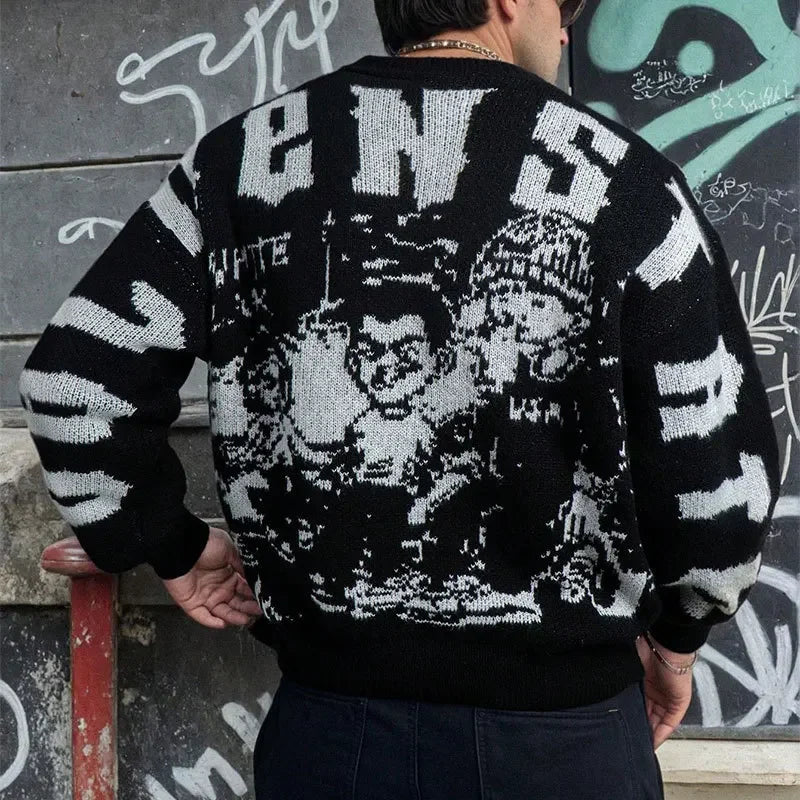 Cartoon Pullover Knitwear