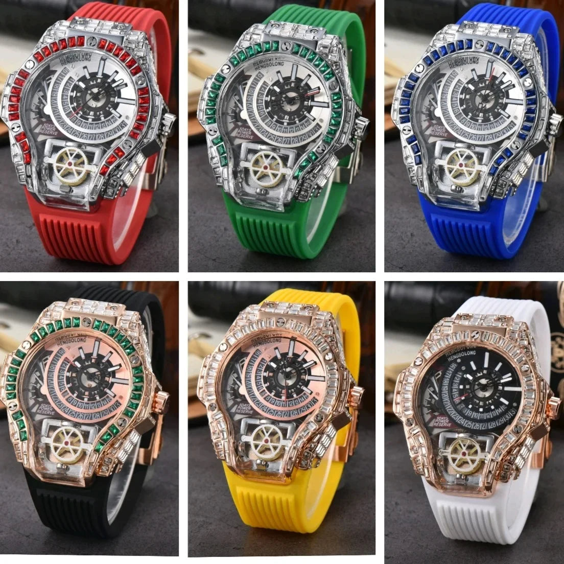Full diamond Case Business Luxury Creative Watch
